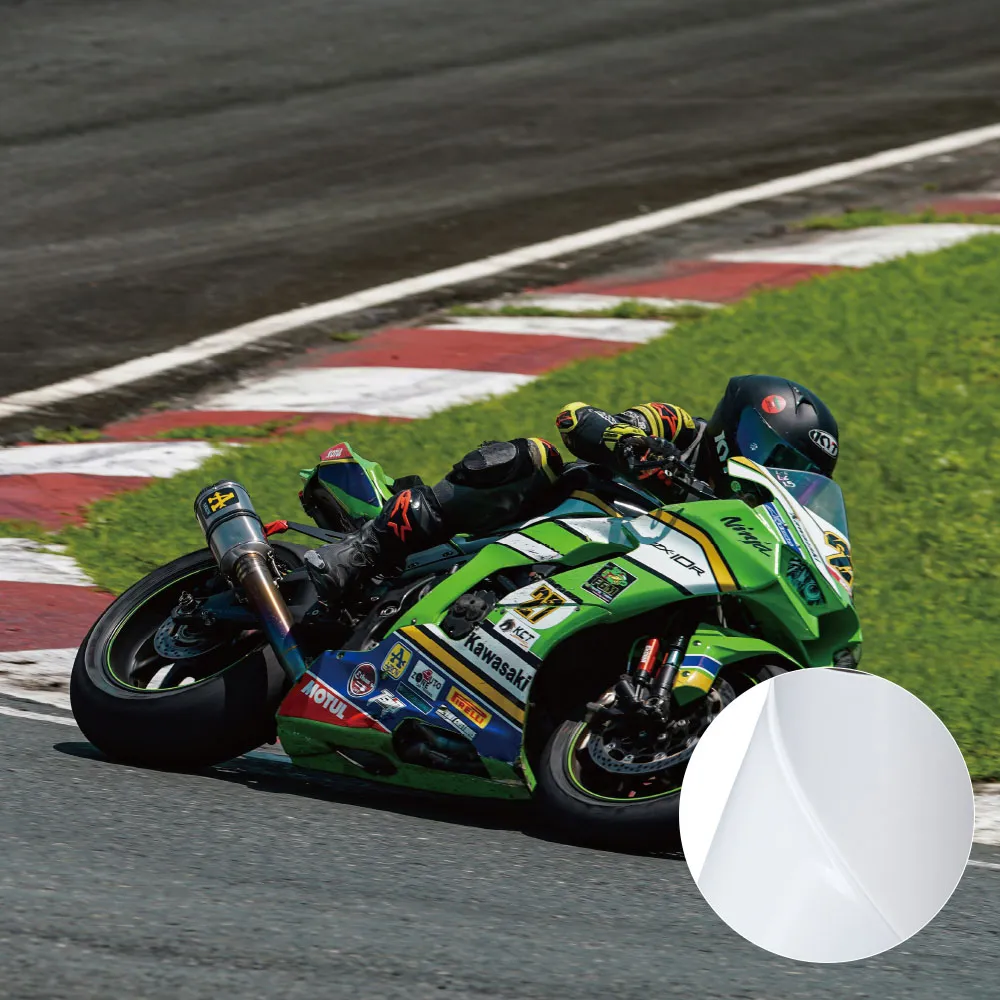 White Adhesive Car Decals Self-Adhesive Vinyl Application.webp